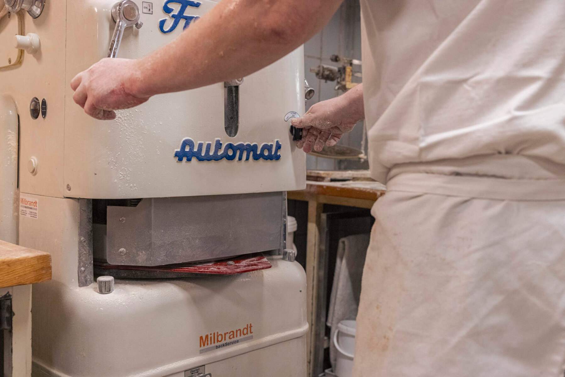 Maschine in Bäckerei